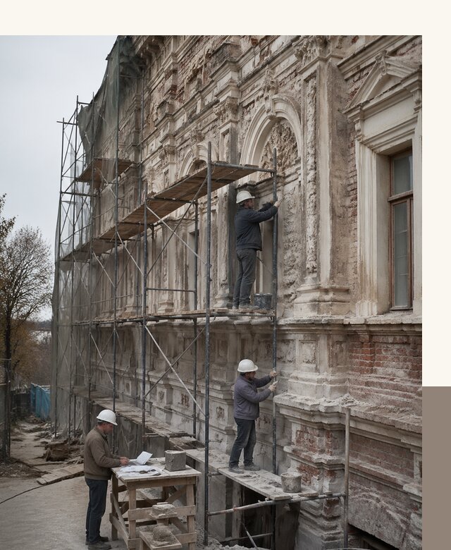 Реставрация объектов культурного наследия под ключ в Орле